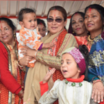 सोमेश्वर में देव पूजन वैशी कार्यक्रम में शामिल हुईं मंत्री रेखा आर्या